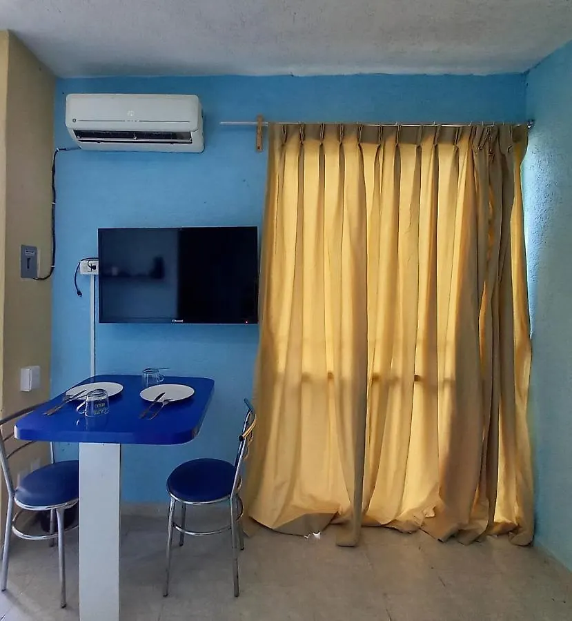 公寓 Apartamento Tipo Estudio, Chackah, Free Wifi 坎昆 墨西哥